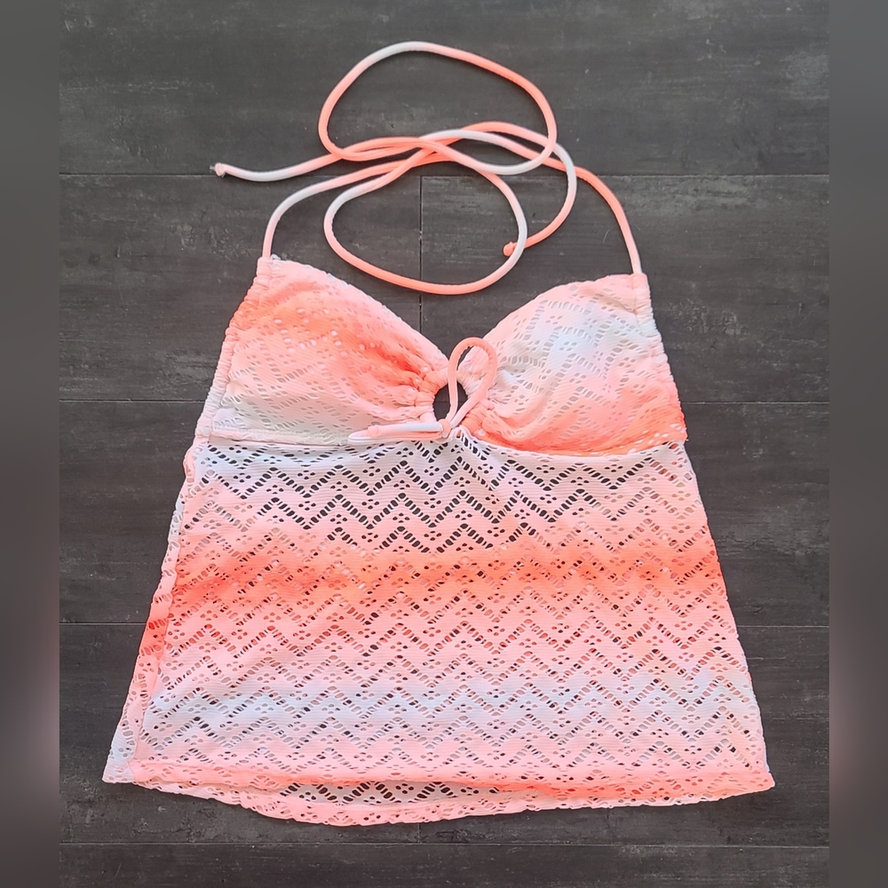 Ocean Pacific's Orange and White Bathing Suit Medium